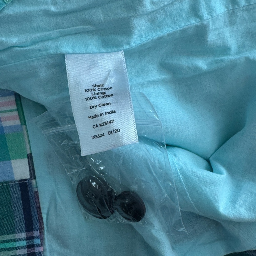 Talbots NWT Patchwork Madras plaid classic checke… - image 10